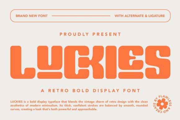 Luckies Font - Featured Image
