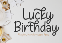 Lucky Birthday Font - Featured Image