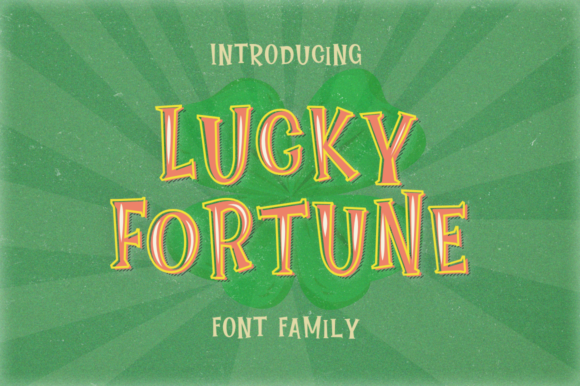 Lucky Fortune Family Font - Featured Image