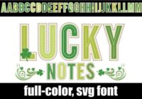 Lucky Notes Font - Featured Image