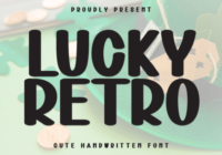 Lucky Retro Font - Featured Image