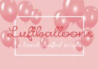 Luftballoons Font - Featured Image