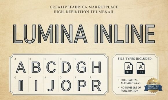 Lumina Inline Font - Featured Image
