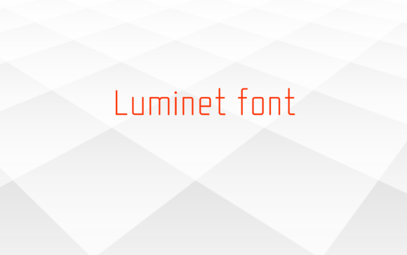 Luminet Font - Featured Image