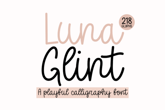 Luna Glint Font - Featured Image