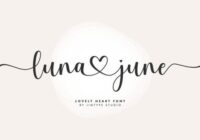 Luna June Font - Featured Image