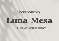 Luna Mesa Font - Featured Image