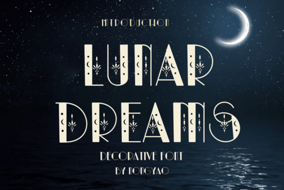 Lunar Dreams Font - Featured Image