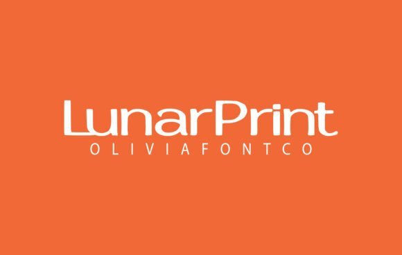 Lunarprint Font - Featured Image