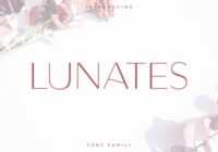 Lunates Font - Featured Image