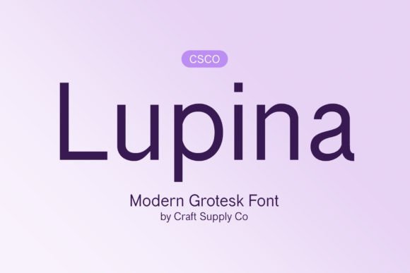 Lupina Font - Featured Image