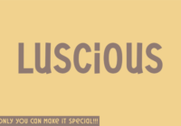 Luscious Font - Featured Image