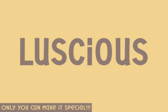 Luscious Font - Featured Image
