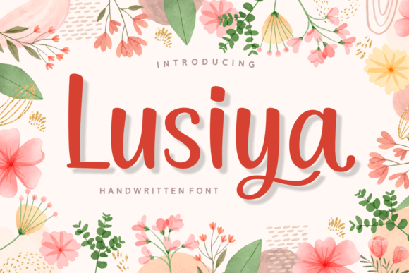 Lusiya Font - Featured Image