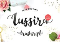 Lussira Brushscript Font - Featured Image