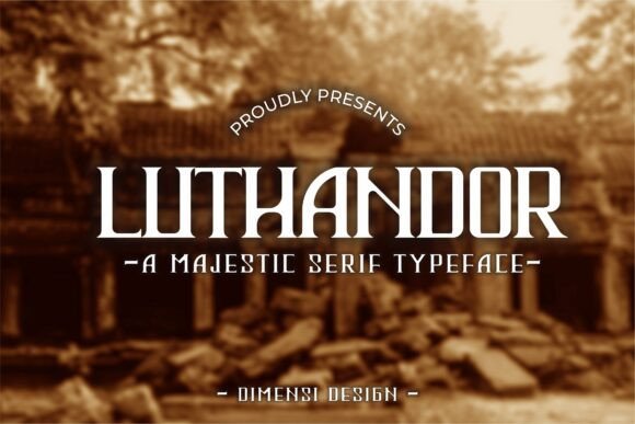 Luthandor Font - Featured Image