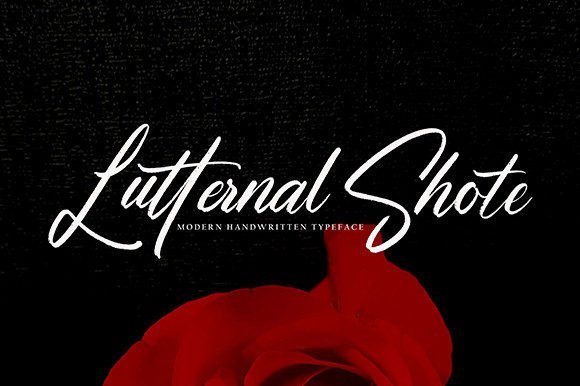 Lutternal Shote Font - Featured Image