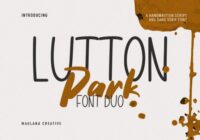 Lutton Park Font - Featured Image