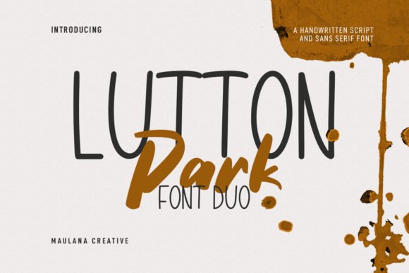 Lutton Park Font - Featured Image