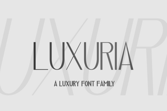 Luxuria Font - Featured Image