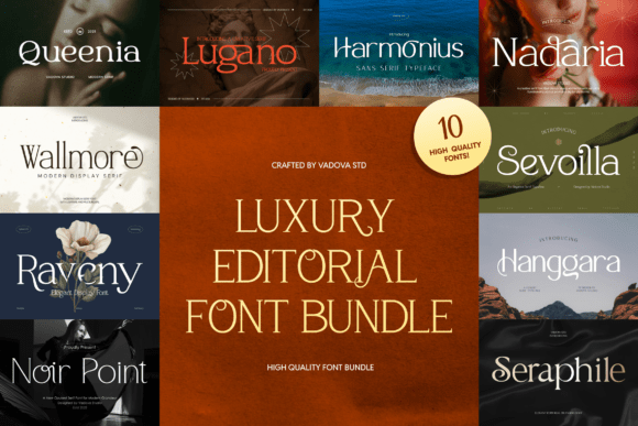 Luxury Editorial Bundle Font - Featured Image