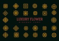 Luxury Flower Font - Featured Image