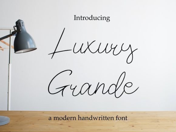 Luxury Grande Font - Featured Image
