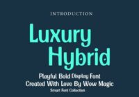 Luxury Hybrid Font - Featured Image