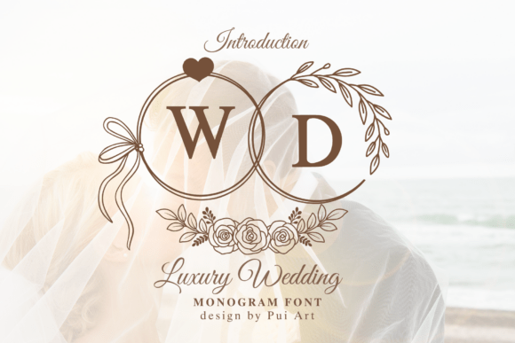 Luxury Wedding Monogram Font - Featured Image