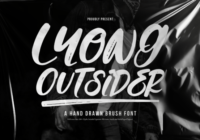 Lyong Outsider Font - Featured Image