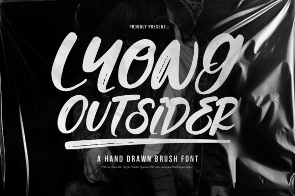 Lyong Outsider Font - Featured Image