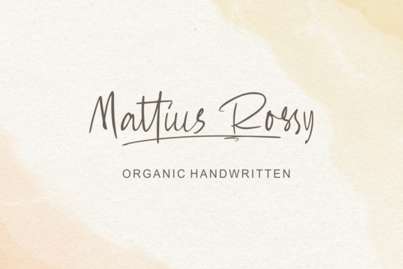 MAttius Rossy Font - Featured Image