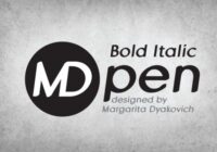 MD Pen Bold Italic Font - Featured Image