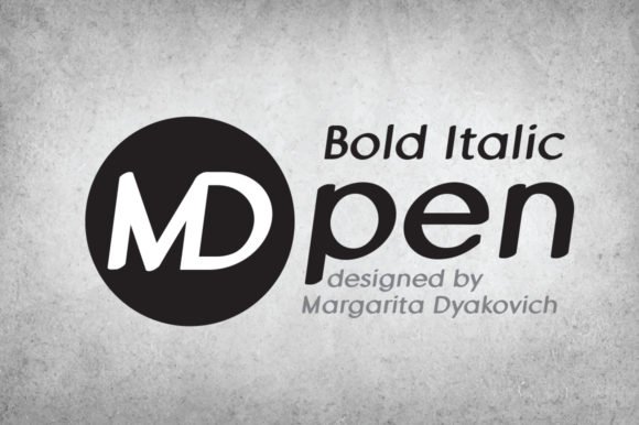 MD Pen Bold Italic Font - Featured Image