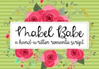 Mabel Rose Font - Featured Image