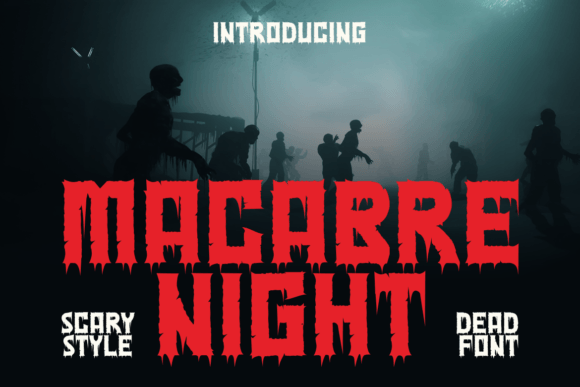 Macabre Night Font - Featured Image