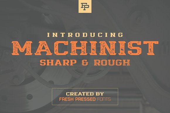Machinist Font - Featured Image