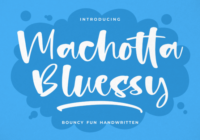 Machotta Bluessy Font - Featured Image