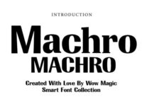 Machro Font - Featured Image