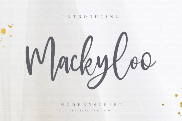 Mackyloo Font - Featured Image