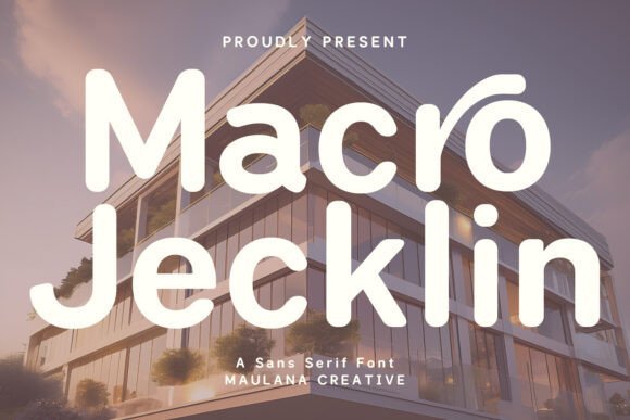 Macro Jecklin Font - Featured Image