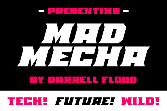 Mad Mecha Font - Featured Image