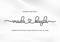 Mada Kayla Font - Featured Image