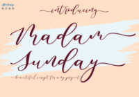 Madam Sunday Font - Featured Image