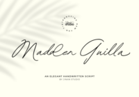 Madden Guilla Font - Featured Image