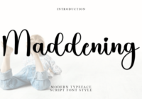Maddening Font - Featured Image