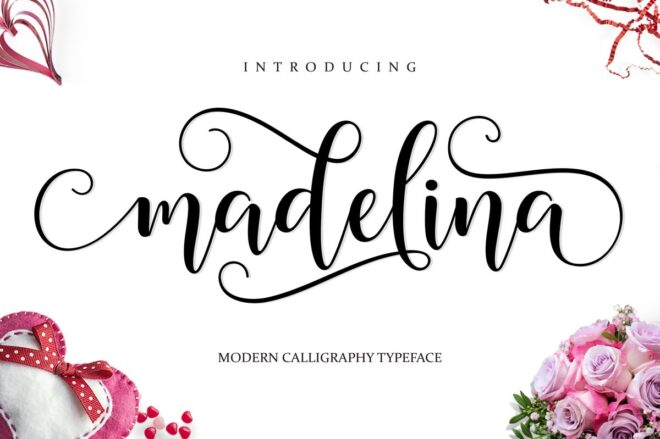 Madelina Script Font - Featured Image