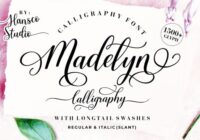 Madelyn Calligraphy Font - Featured Image
