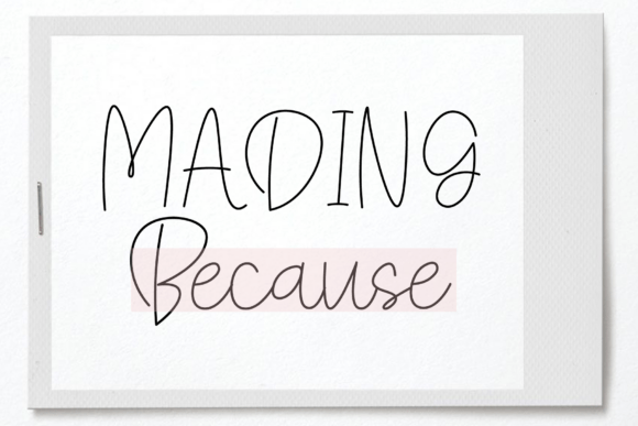 Mading Because Font - Featured Image