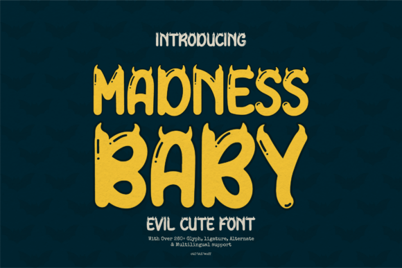 Madness Baby Font - Featured Image